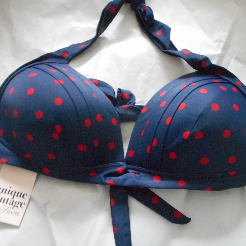 NWT Unique Vintage Bikini Top ONLY 3XL - Picture 3 of 4